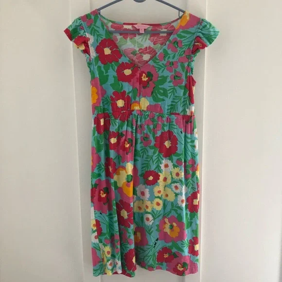 Lilly Pulitzer floral print knit dress - Picture 1 of 3
